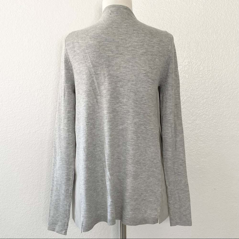 MADISON & LOLA Gray Sweater Jacket - Picture 2 of 5